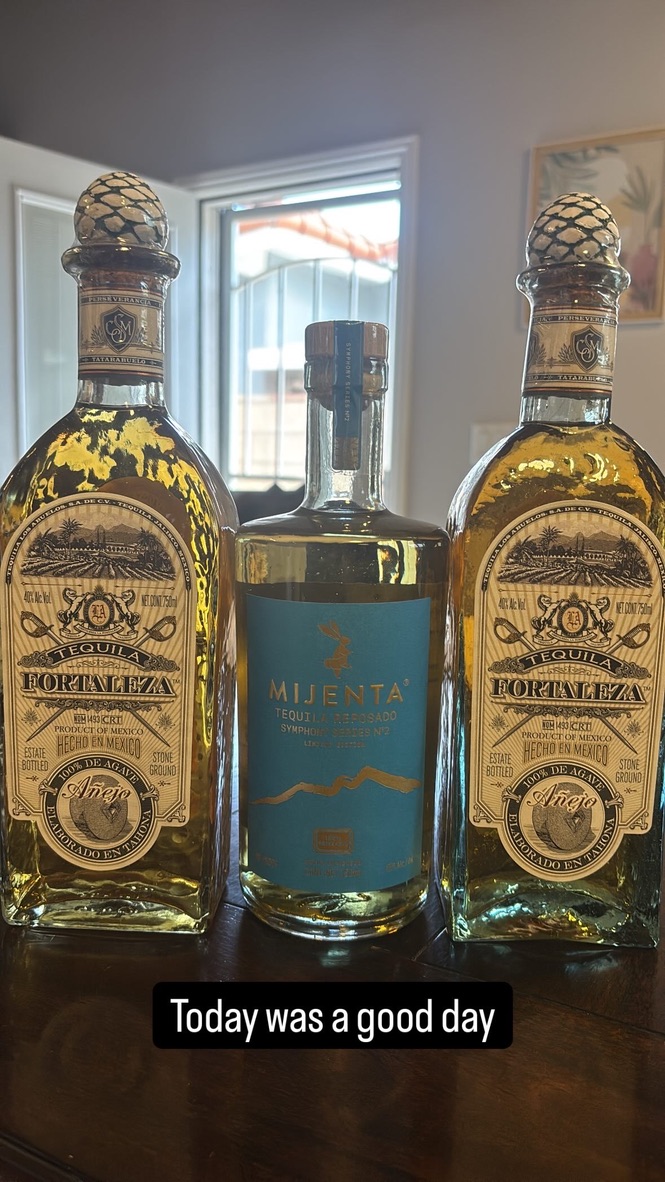 Fortaleza and Mijenta bottles